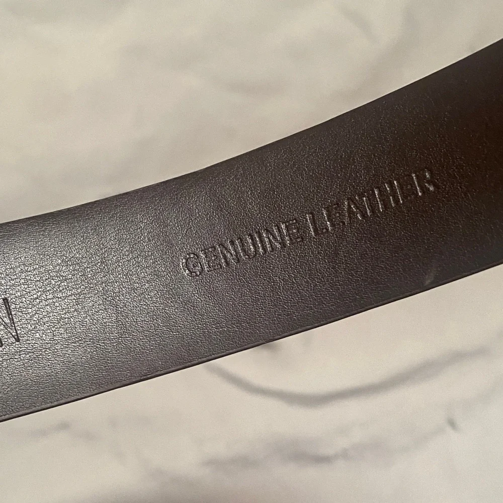 Brown Leather Belt Classic Versatile Casual Office Career Practical